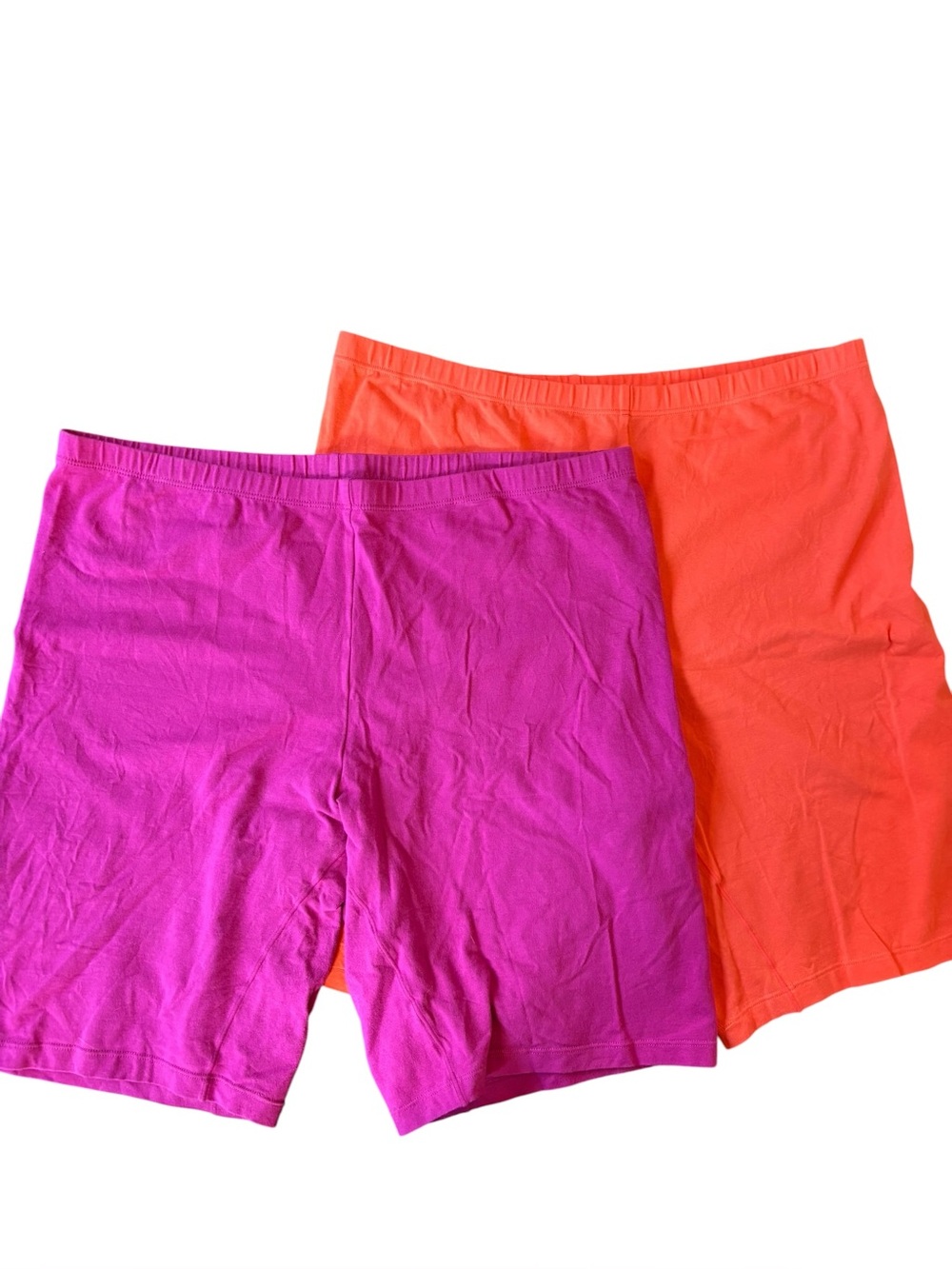 TWO! Wirarpa 2XL Cotton Spandex Slip Shorts Pink & Coral Anti-Chafing Underwear